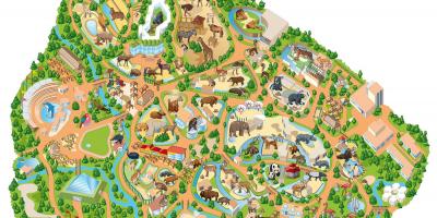 Карта мадридски зоо