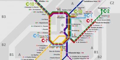 Железничка станица мапи Аточа у Мадриду 
