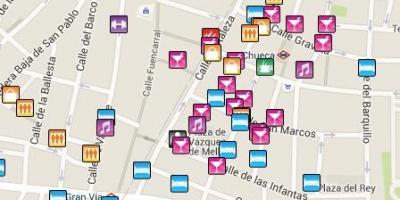 Геј-подручју Мадрида мапи
