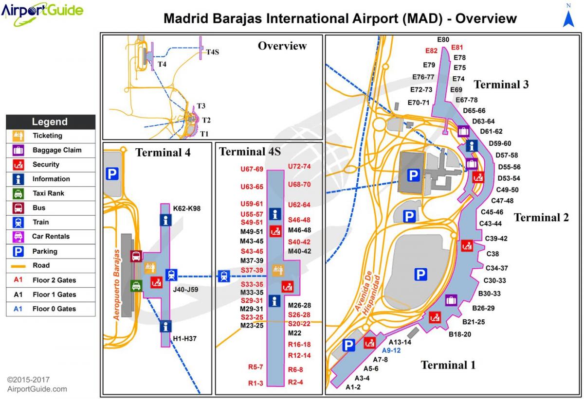 аеродром Барахас мапи