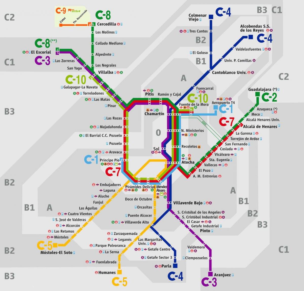 железничка станица мапи Аточа у Мадриду 