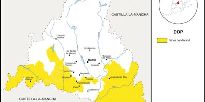 Карта Мадрида области