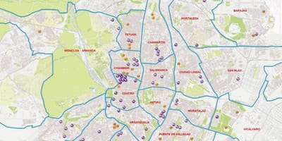 Области Мадрида мапи