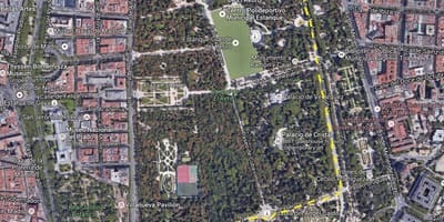 Парк Ретиро Мадрид мапи