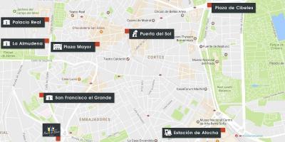 Карта Аточа У Мадриду