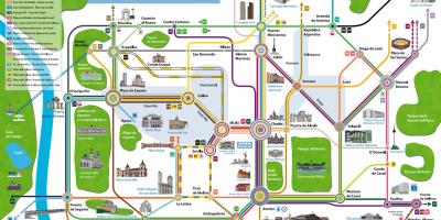 Аутобус Мадрид мапи