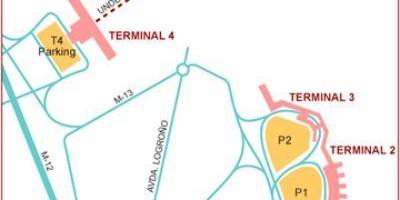 Терминала мадридски аеродром мапи