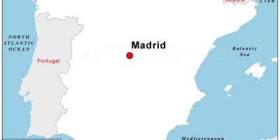 Карта главног града Шпаније